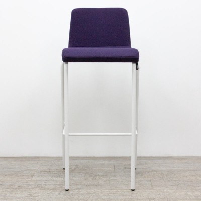 Tabouret B-Free Violet / Blanc
