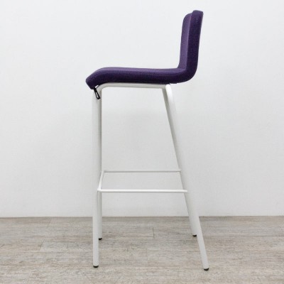 Tabouret B-Free Violet / Blanc