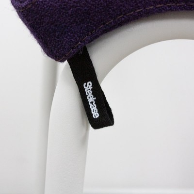 Tabouret B-Free Violet / Blanc