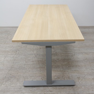 Bureau électrique L160 Chêne / Gris