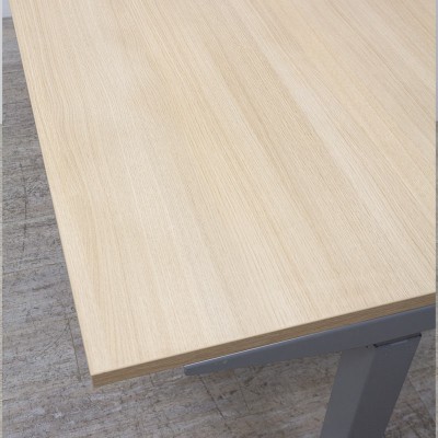 Bureau électrique L160 Chêne / Gris