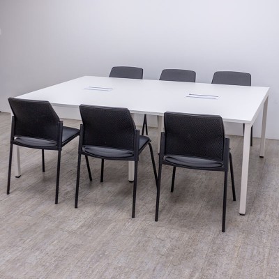 Table de réunion L210 Blanc