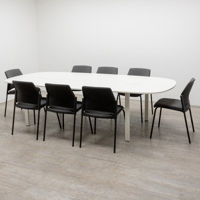 Bene Table de réunion L280 Blanc
