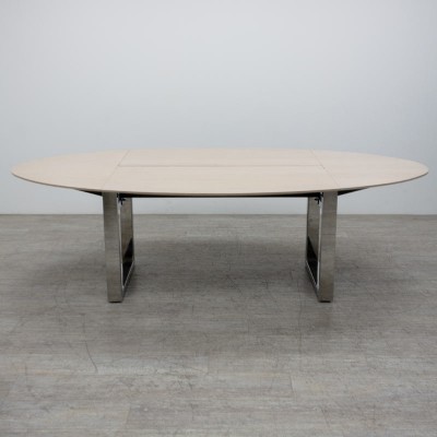 Table de réunion L240 Chêne /Chromé
