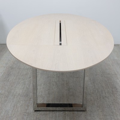 Table de réunion L240 Chêne /Chromé