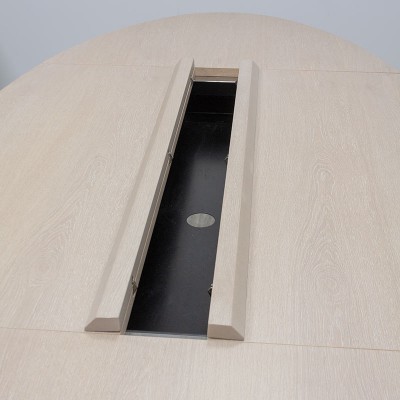 Table de réunion L240 Chêne /Chromé