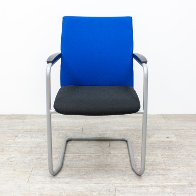 Chaise Haworth Comforto Bleu Noir