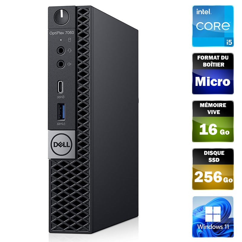 DELL Optiplex reconditionné 7060 MFF i5-8500