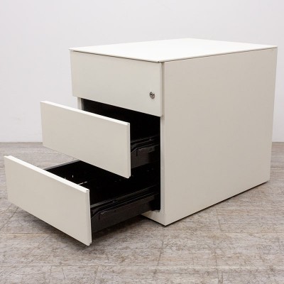 Caisson métallique 3 tiroirs Blanc