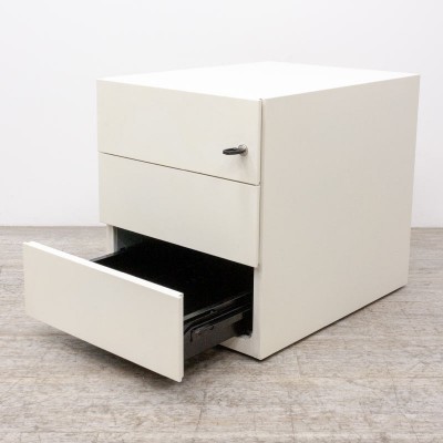 Caisson métallique 3 tiroirs Blanc