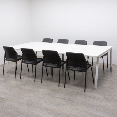 Table de réunion L280 Blanc