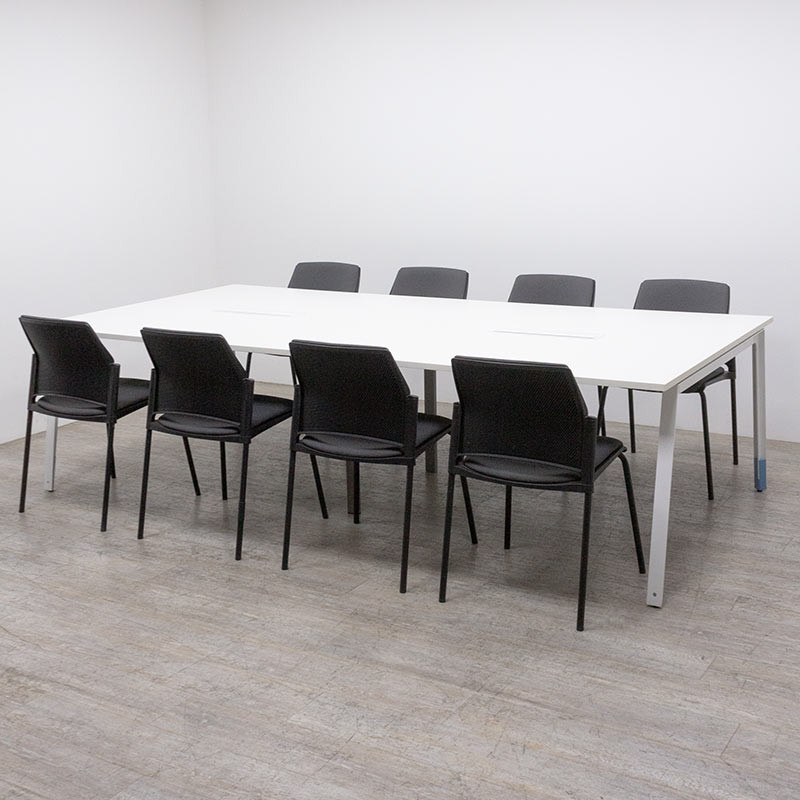 Table de réunion L280 Blanc