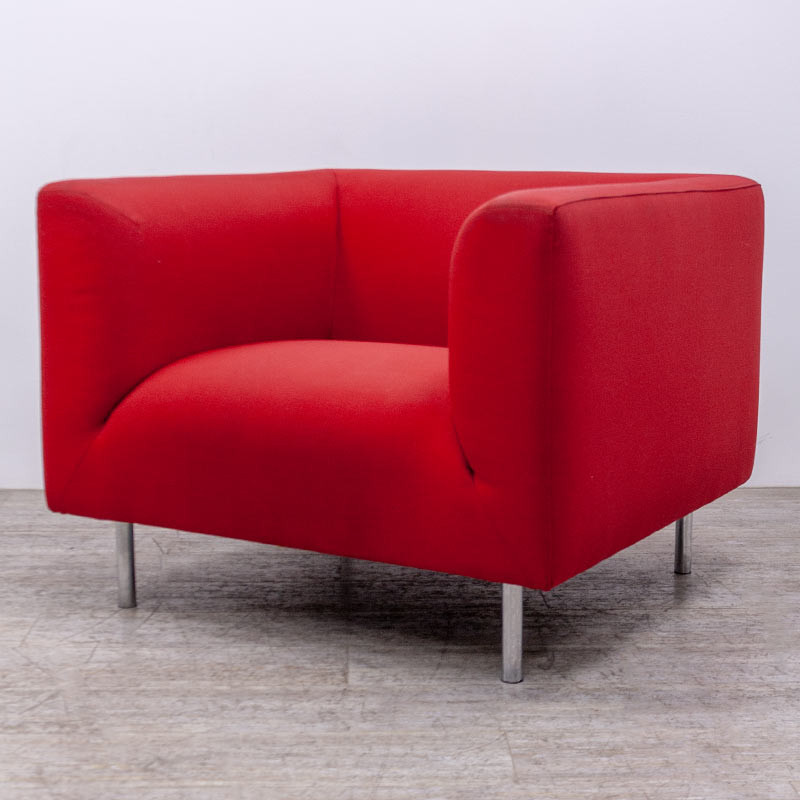 Fauteuil en tissu Rouge 2nd Choix