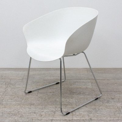 Chaise coque blanc