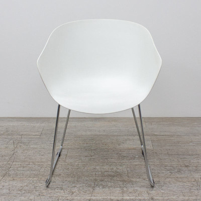 Chaise coque blanc
