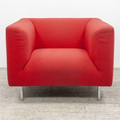 Fauteuil en tissu Rouge d'occasion reconditionné 2nd Choix