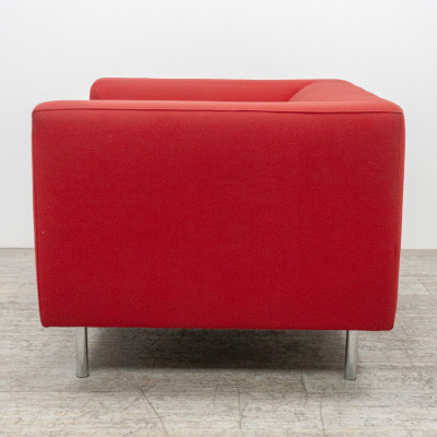 Fauteuil en tissu Rouge d'occasion reconditionné 2nd Choix