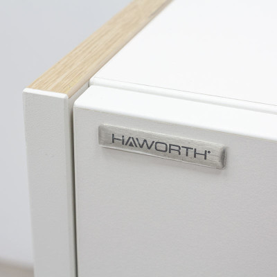 Haworth Basse L80 Portes b. Blanc