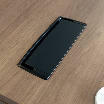 Bureau direction d'occasion reconditionné double L380 Noyer