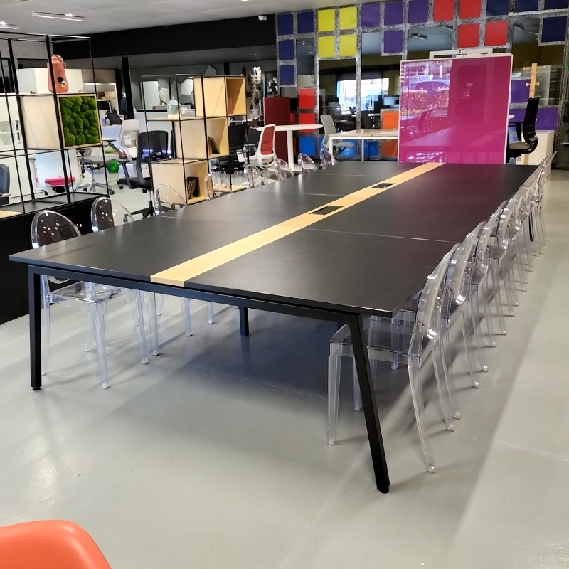 Table de réunion L440 Noir Table de réunion L440 Noir