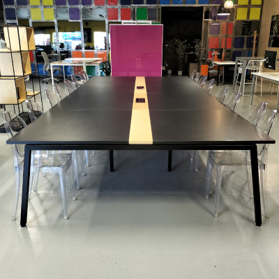 Table de réunion L440 Noir Table de réunion L440 Noir