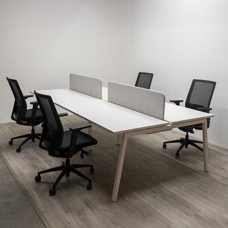 Bench 4 postes Narbutas L280 Blanc Bench 4 postes Narbutas L280 Blanc