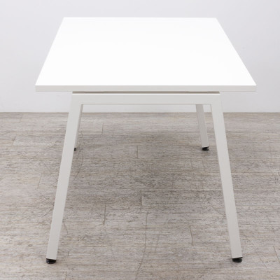 Bureau droit Narbutas L120 Blanc Bureau droit Narbutas L120 Blanc