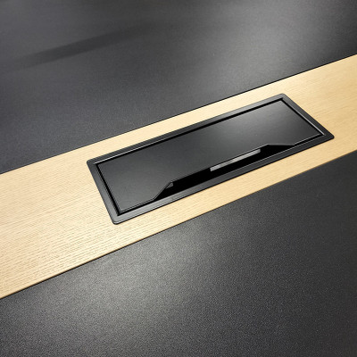 Table de réunion L440 Noir Table de réunion L440 Noir