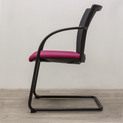 Chaise Konig+Neurath Luge Pourpre