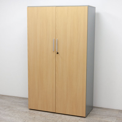 Steelcase mi-haute L100 Hêtre/Alu