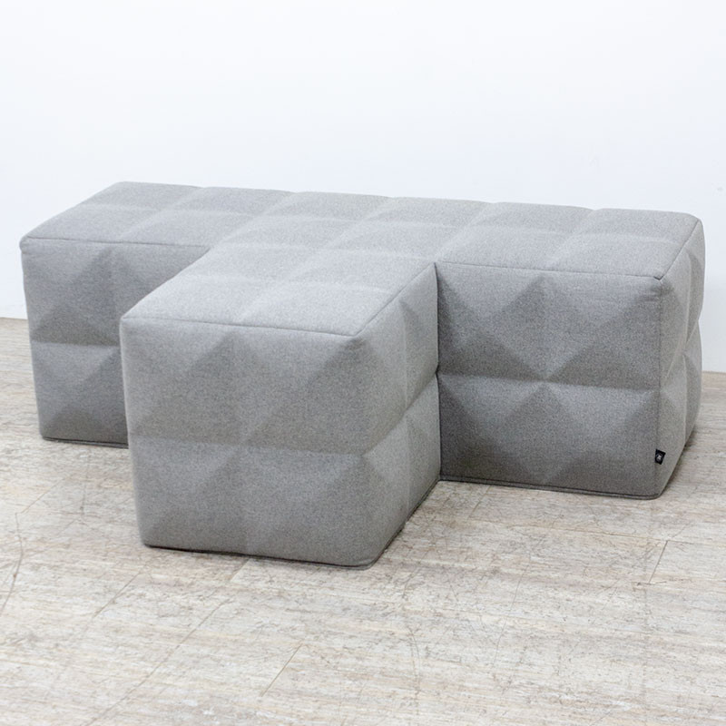 Buzzispace Banc acoustique Gris