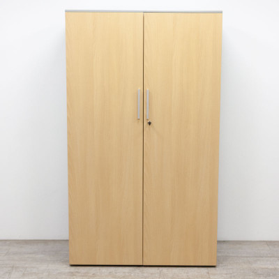 Steelcase mi-haute L100 Hêtre/Alu