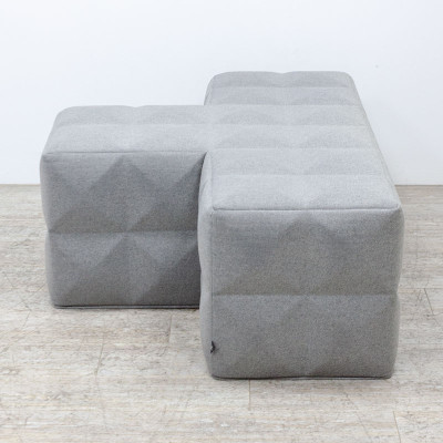 Buzzispace Banc acoustique Gris