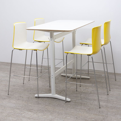 IKEA Table haute L130 Blanc