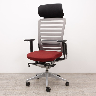 Eurosit E8 fauteuil Alu / Rouge 4D