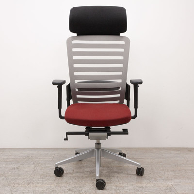 Eurosit E8 fauteuil Alu / Rouge 4D Eurosit E8 fauteuil Alu / Rouge 4D