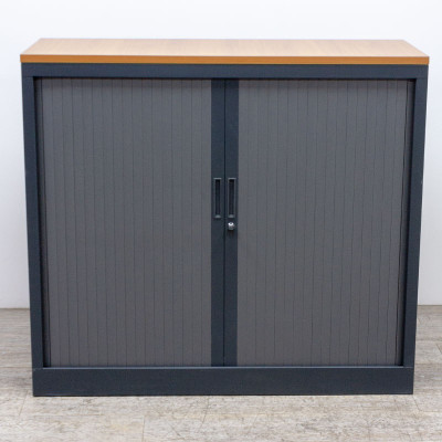 Basse L120 Gris Anth. / Merisier