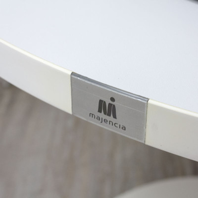 Majencia table ronde Ø90 Blanc