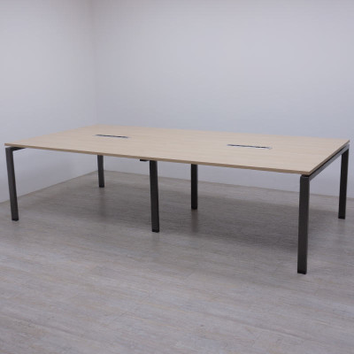 Table de réunion L280 Anth./ Chêne