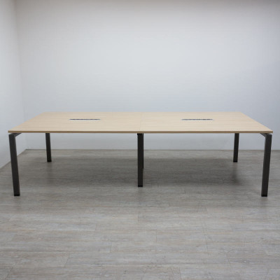 Table de réunion L280 Anth./ Chêne