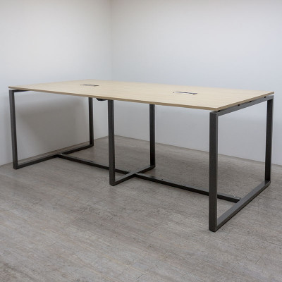 Majencia table haute L280 Chêne