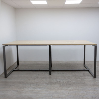 Majencia table haute L280 Chêne