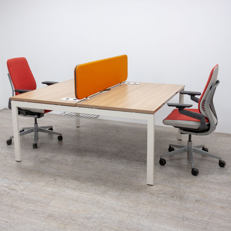 MDD OGI U Bench 2 postes L140 Cacao