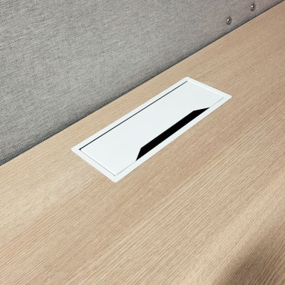 Bench 2 Postes L160 Chêne / Blanc