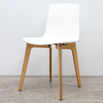 Enea Lottus Chaise 4 pieds Blanc