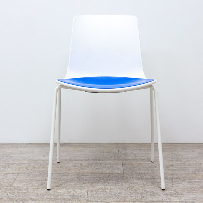 Enea Lottus 4 pieds Blanc / Bleu