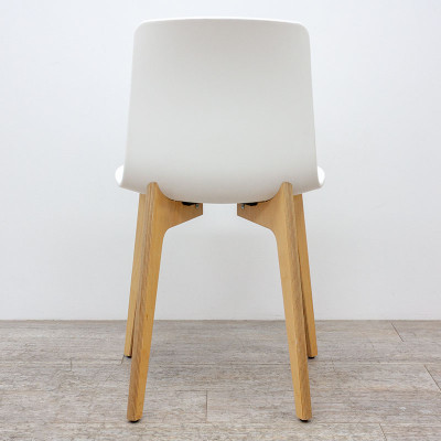 Enea Lottus Chaise 4 pieds Blanc