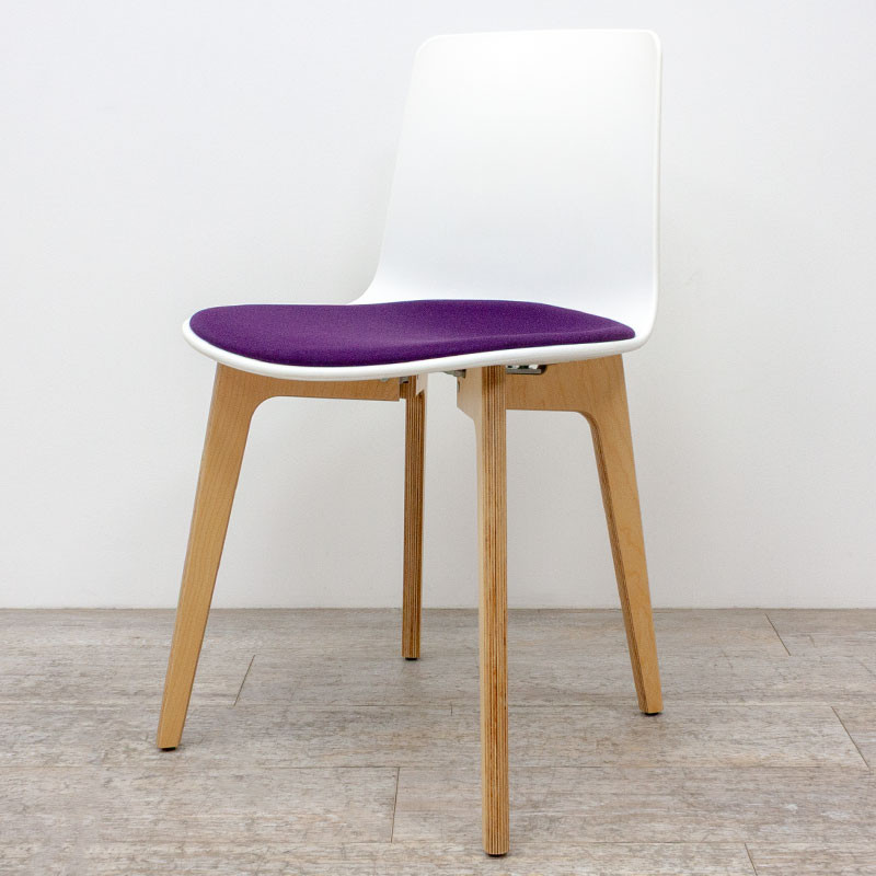 Enea Lottus 4 pieds Blanc / Violet