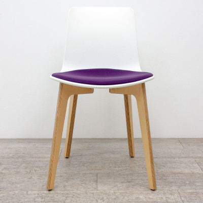 Enea Lottus 4 pieds Blanc / Violet