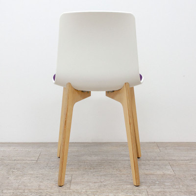 Enea Lottus 4 pieds Blanc / Violet